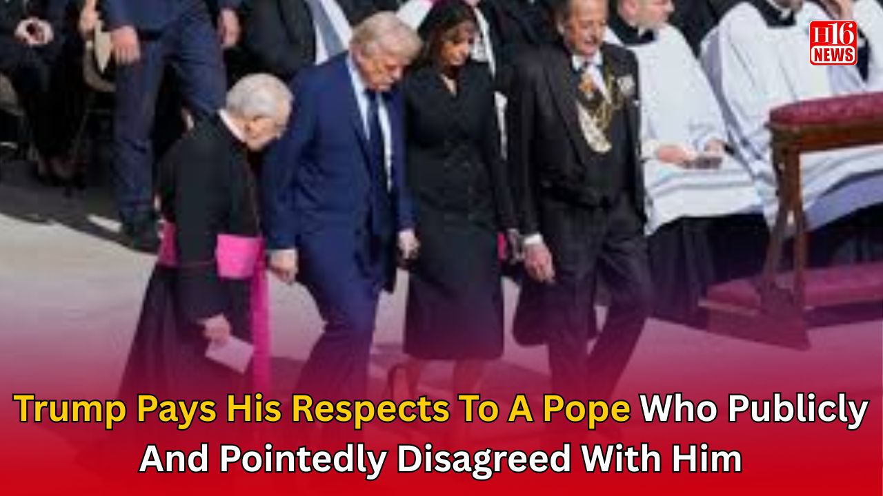 Trump Pays His Respects To A Pope Who Publicly And Pointedly Disagreed With Him